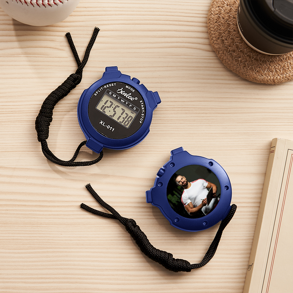 Personalized Stopwatch or Timer With Text Custom Gifts for Coaches Trainers and athletes