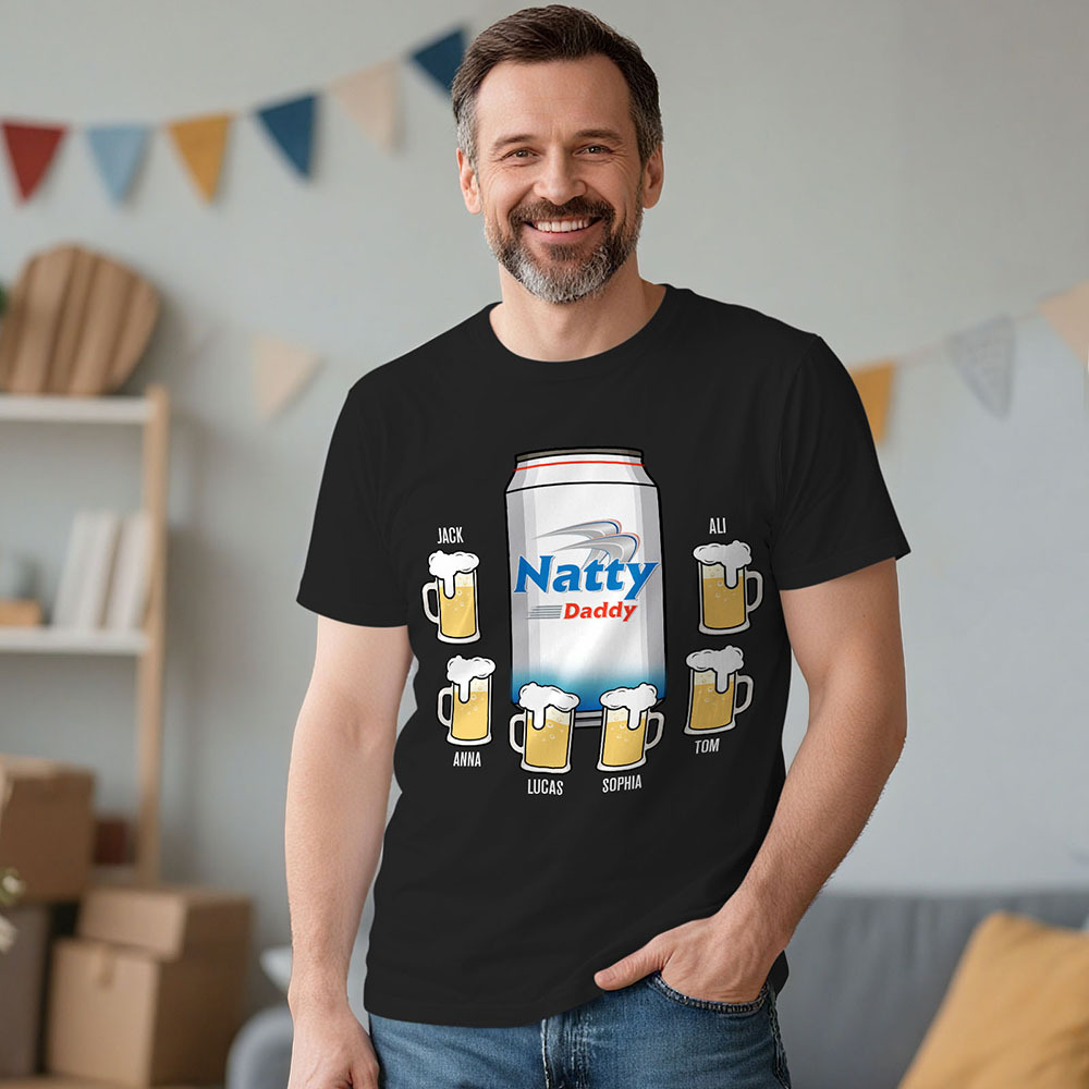 Personalized Dad Needs A Cold Beer T-shirt Gift For Best Dad Father's Day Gift
