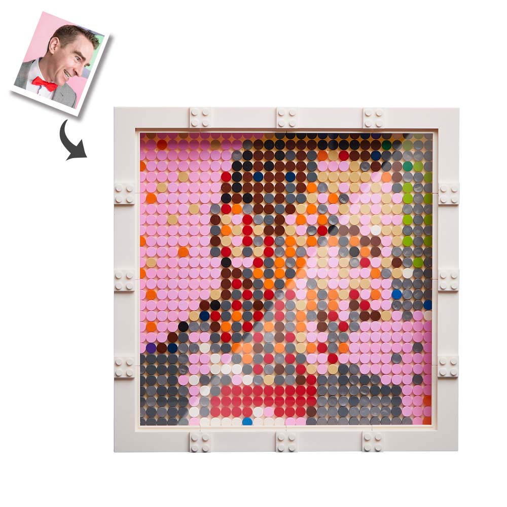 Mosaic Pixel Frames Custom Photo Art Home Decor Best Gifts