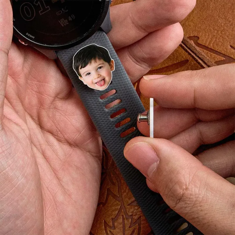 Customized Pictures Apple Watch Charm, Apple Watch Band Stud, Watch Strap Pin, Pet Lover Gifts, Personalized Memorial Gifts