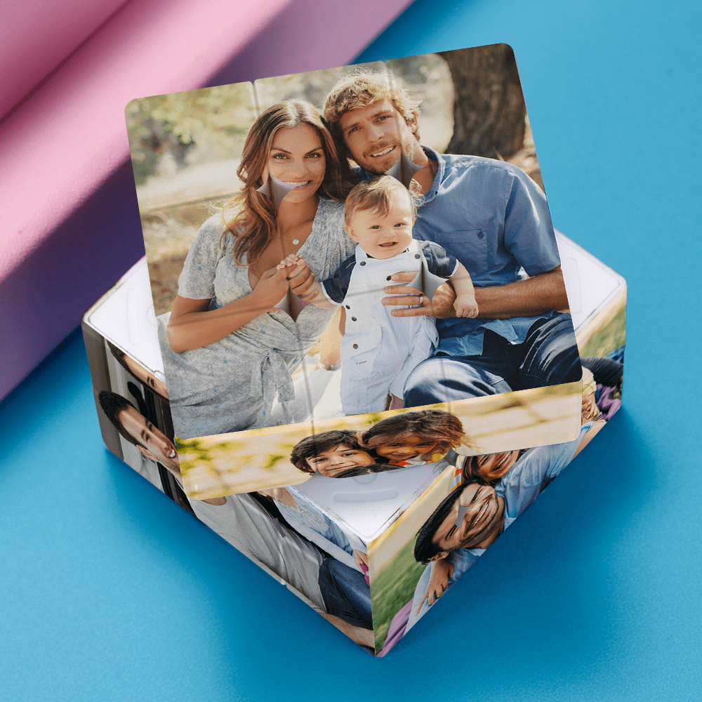 Family Gift Personalised Rubic's Cube Living Room Gifts - CustWitAU