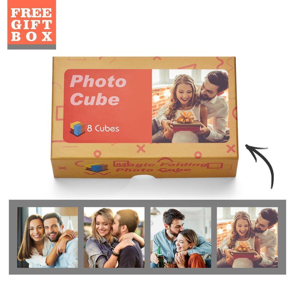 Photo Frame Multiphoto Colorful Rubic's Cube Gifts for Couple - CustWitAU