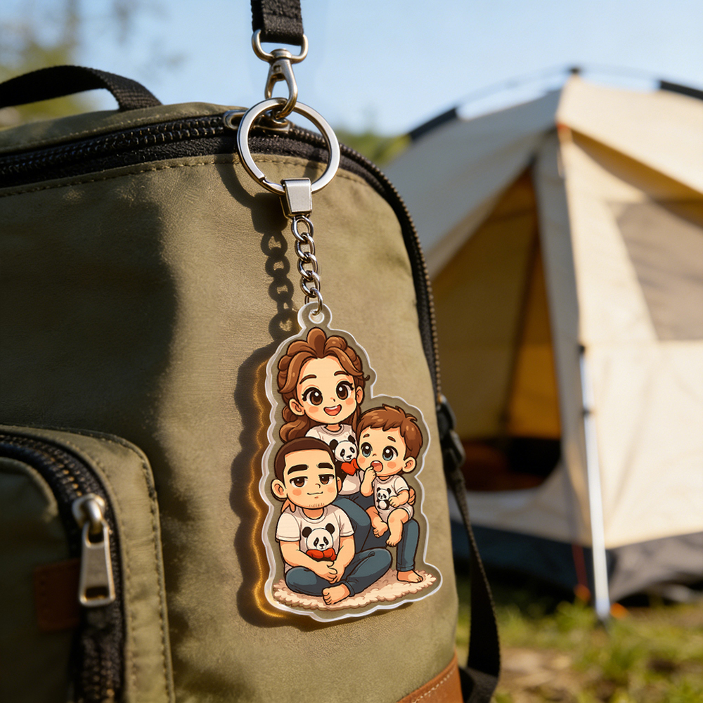 Custom Chibi Acrylic Keychains Made From Your Favorite Photo Perfect For Birthdays, Anniversaries or Christmas