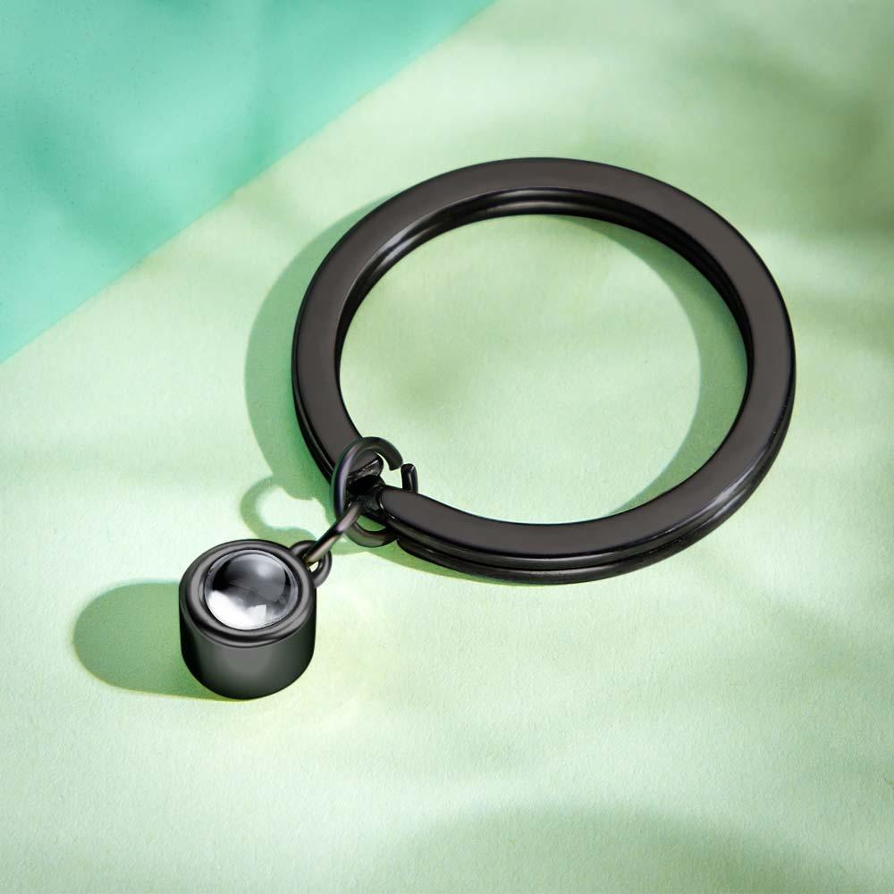 Custom Photo Projection Keychain Personalized Key Ring Exquisite Couple Gifts Valentine's Day Gifts - CustWitAU