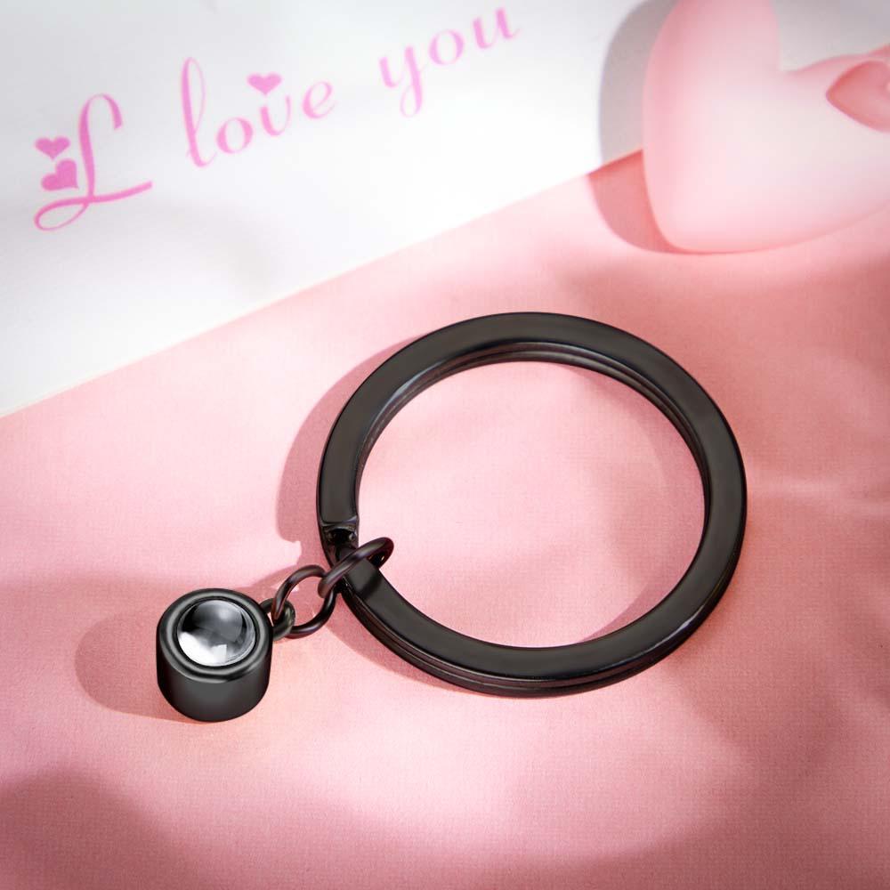 Custom Photo Projection Keychain Personalized Key Ring Exquisite Couple Gifts Valentine's Day Gifts - CustWitAU