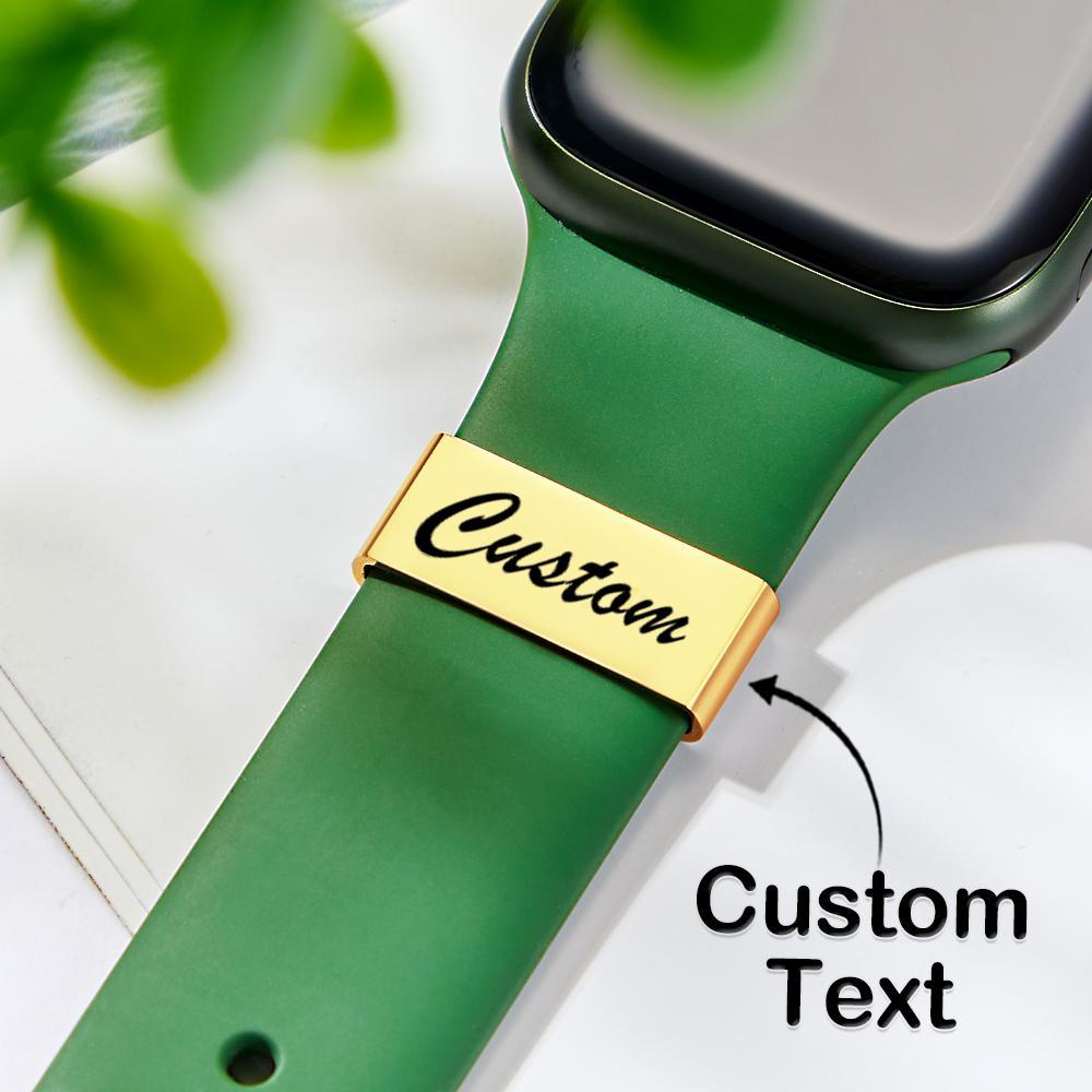 Custom Engraving Watch Accessories Personalized Watch Decoration - CustWitAU