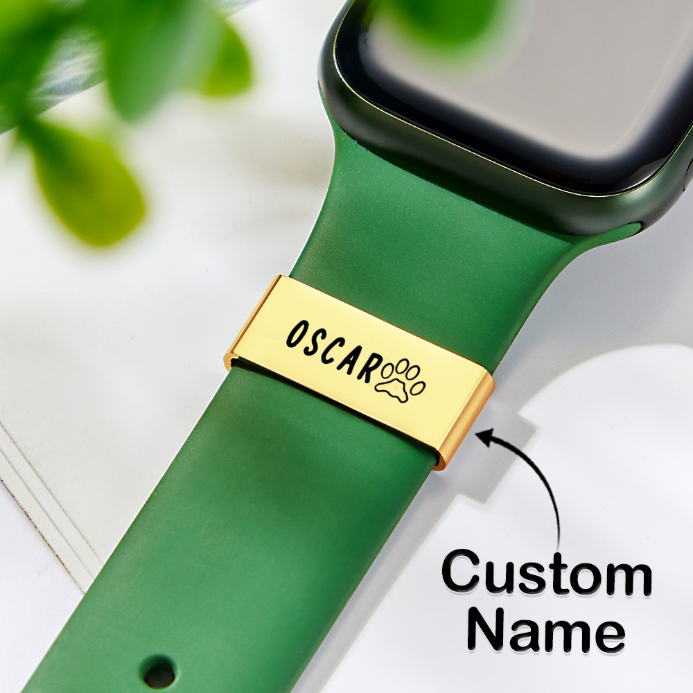 Custom Name Pet Memorial Watch Band Charm - CustWitAU