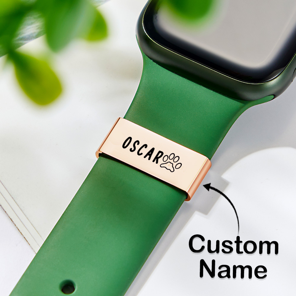 Custom Name Pet Memorial Watch Band Charm - CustWitAU