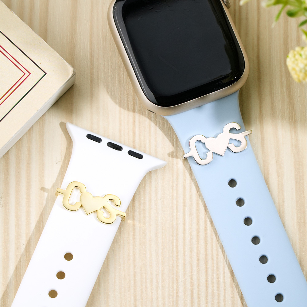 Personalized Watch Strap Charm, Custom Initial Watch Jewelry - CustWitAU