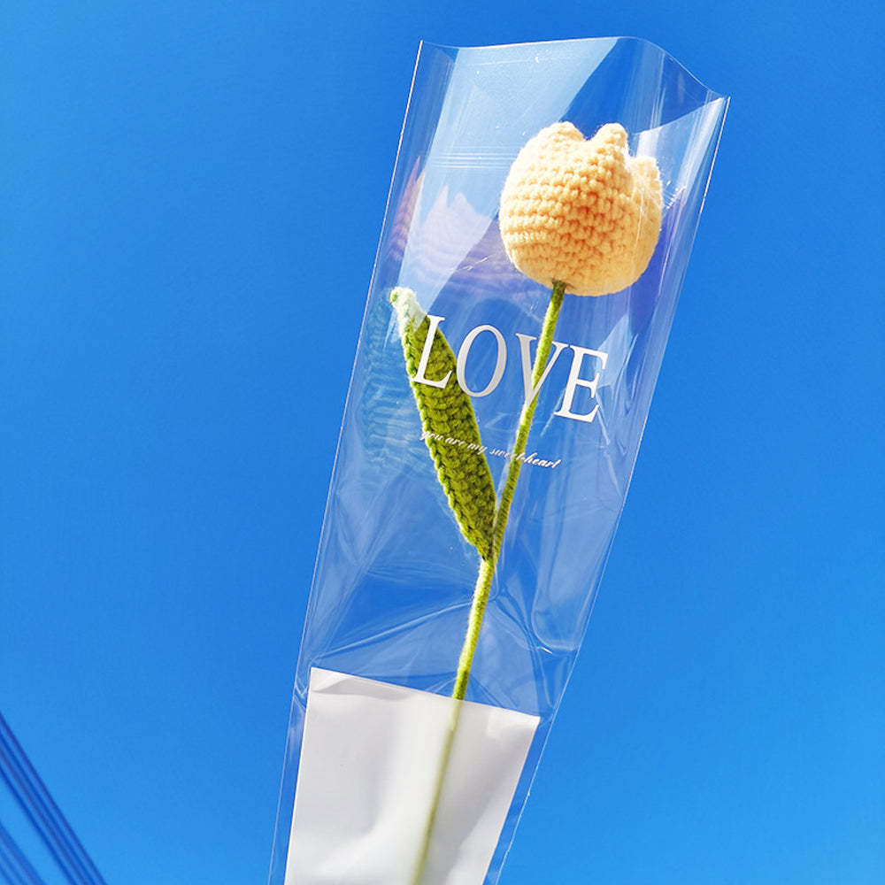 1pc Crochet Flower Handmade Knitted Flower Gift for Her - CustWitAU