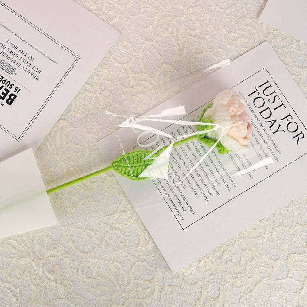 1pc Crochet Flower Handmade Knitted Flower Gift for Her - CustWitAU