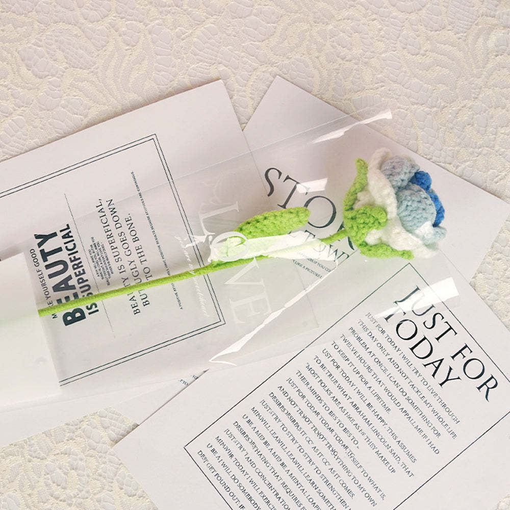 1pc Crochet Flower Handmade Knitted Flower Gift for Her - CustWitAU