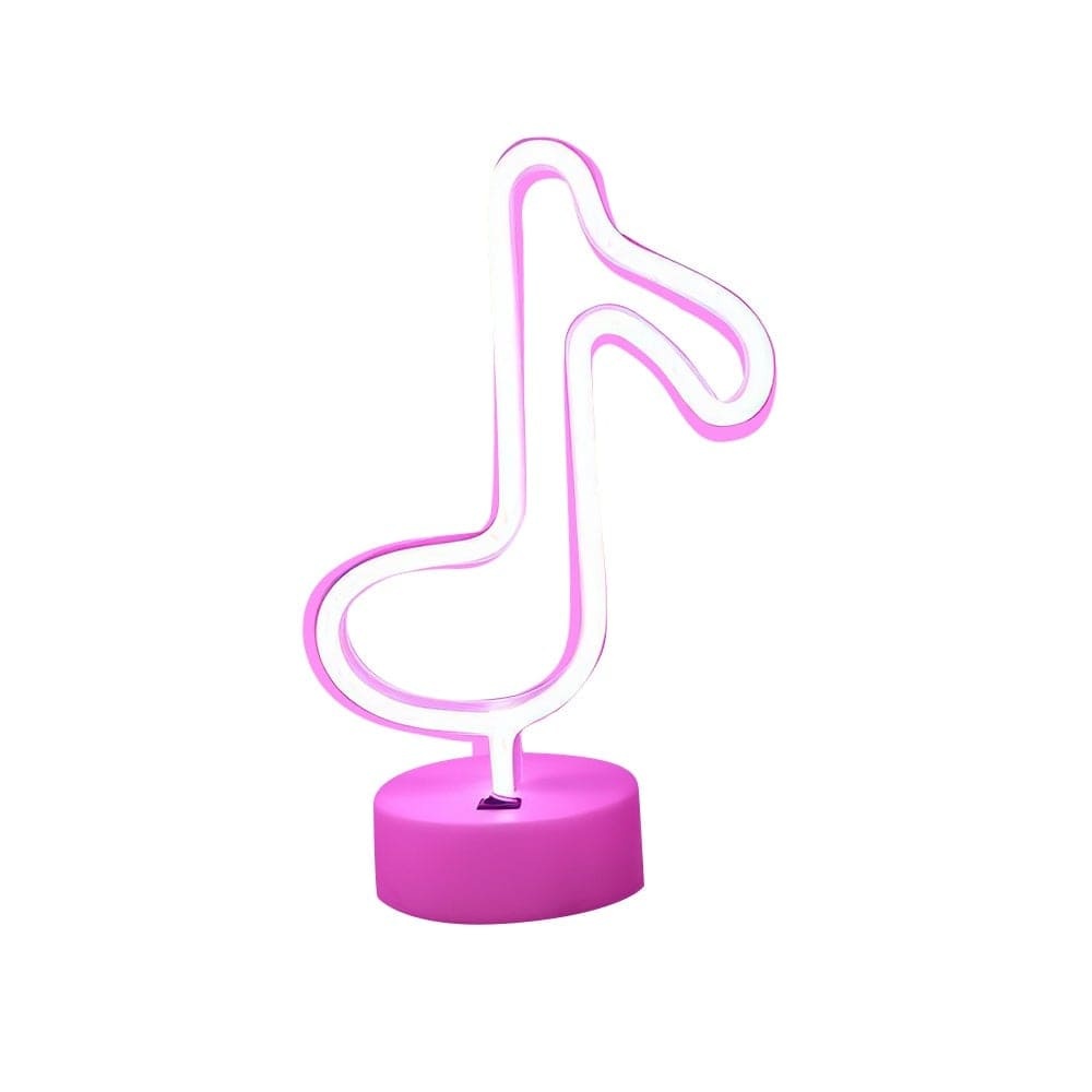 Neon Led Lights Musical Note Shape Gift For Music Lovers - CustWitAU
