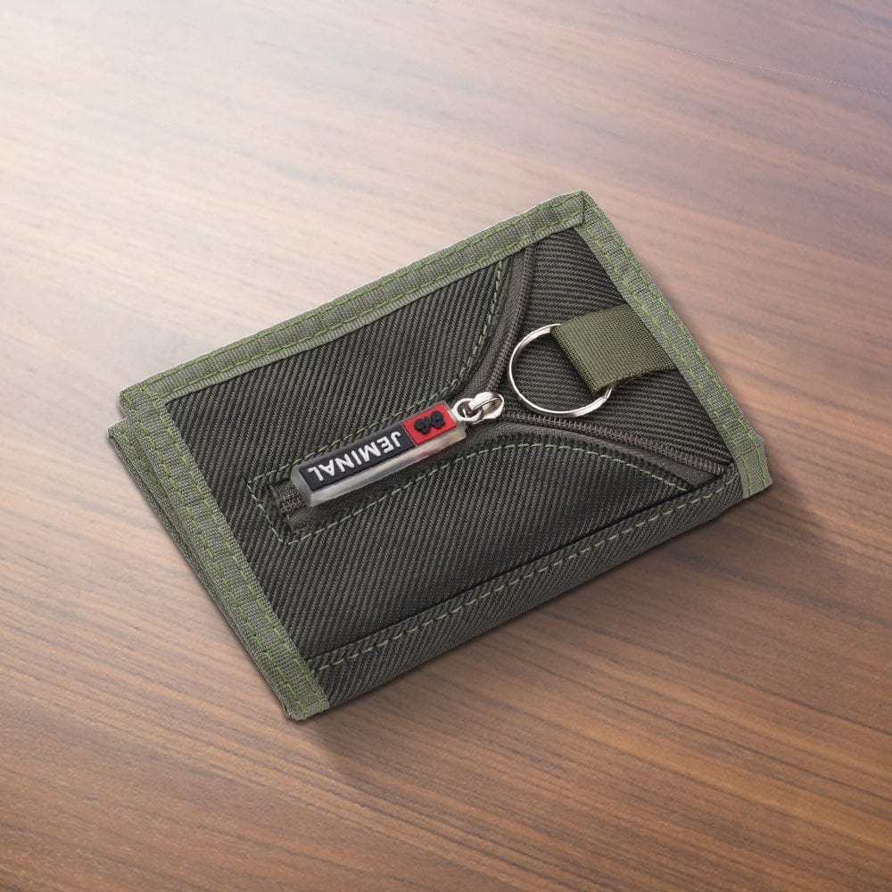 Nylon Trifold Wallet with Velcro Closure Gifts for Lovers Unisex 5 Colors - CustWitAU