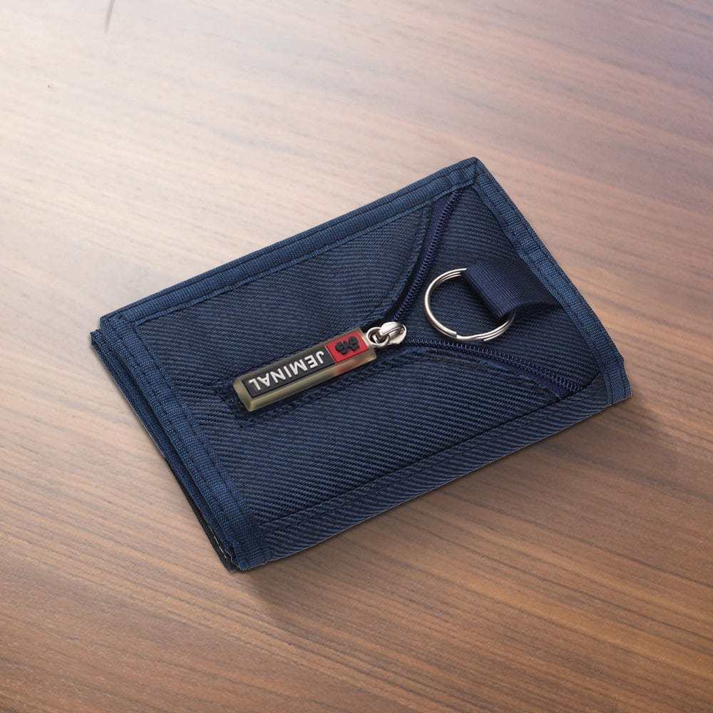 Nylon Trifold Wallet with Velcro Closure Gifts for Lovers Unisex 5 Colors - CustWitAU