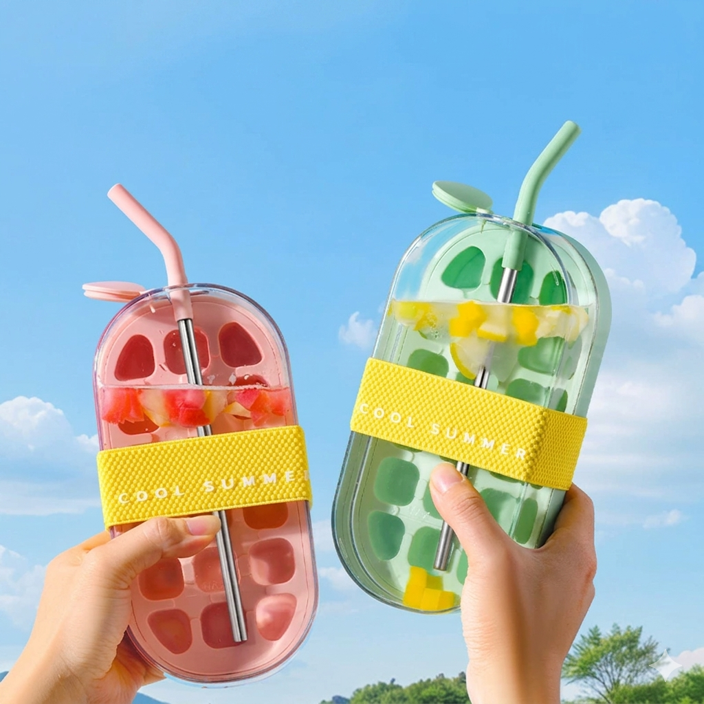 Foldable Ice Ball Drink Cup - CustWitAU