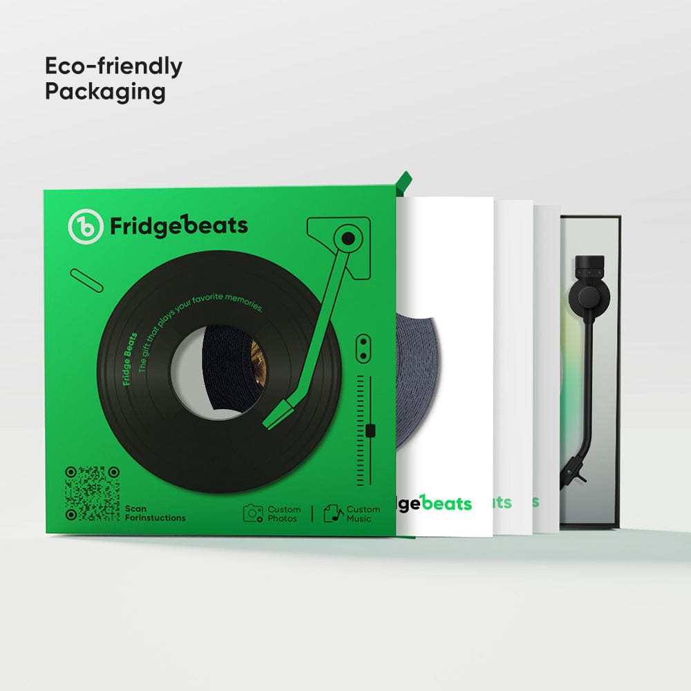 Custom Music & Photo Fridge Magnet Can Customize 1-6 Vinyl and Songs - CustWitAU