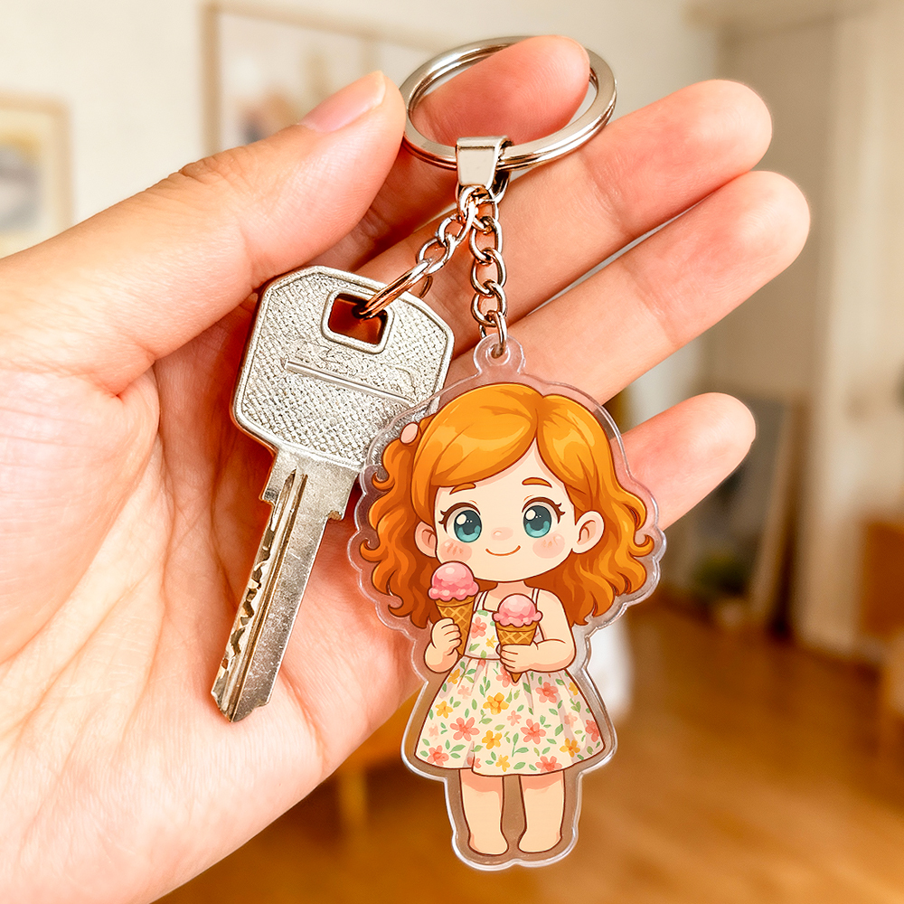 Custom Chibi Acrylic Keychains Made From Your Favorite Photo Perfect For Birthdays, Anniversaries or Christmas