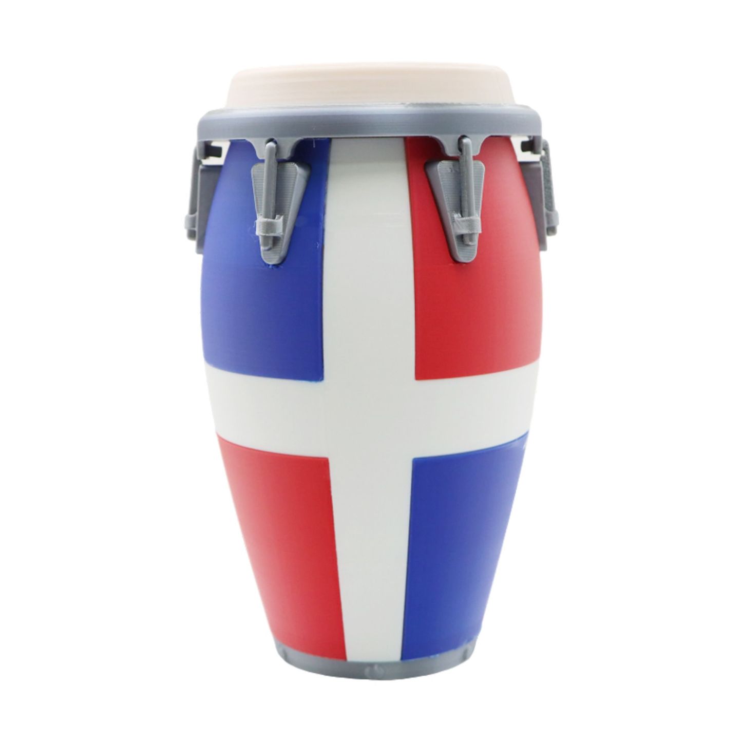 3D Printed Conga Drum Piggy Bank Coin Bank Can Cooler, Cuba Flag Decor, Music Lover Gift - CustWitAU