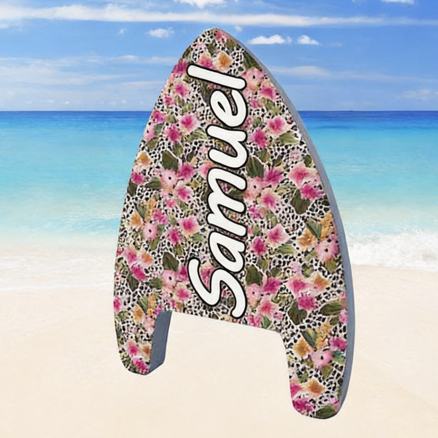 Custom Photo Face Swim Kickboard, Personalized Kids Swimming Aid - CustWitAU