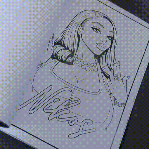 Custom Photo Coloring Book, Personalized Hand-Drawn Outline Pages, Turn Your Photo into Coloring Book, Birthday Gift for Her - CustWitAU