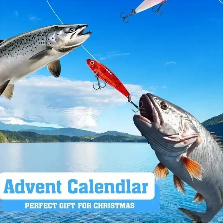 Fishing Gear Blind Box Countdown Calendar Surprise Gift for Anglers
