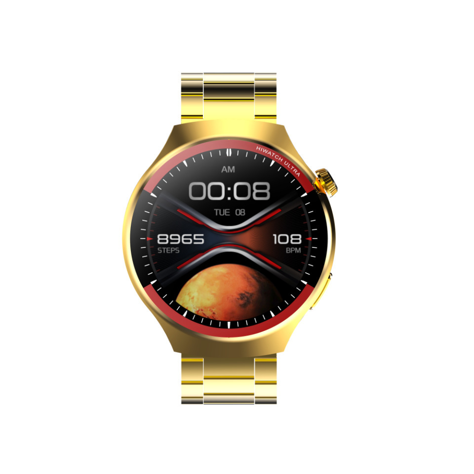 【Space Exploration Round Screen Smartwatch]】Bluetooth calling and real-time messaging, 1.62-inch HD screen, 24/7 health monitoring, multiple sports modes, and exceptionally waterproof