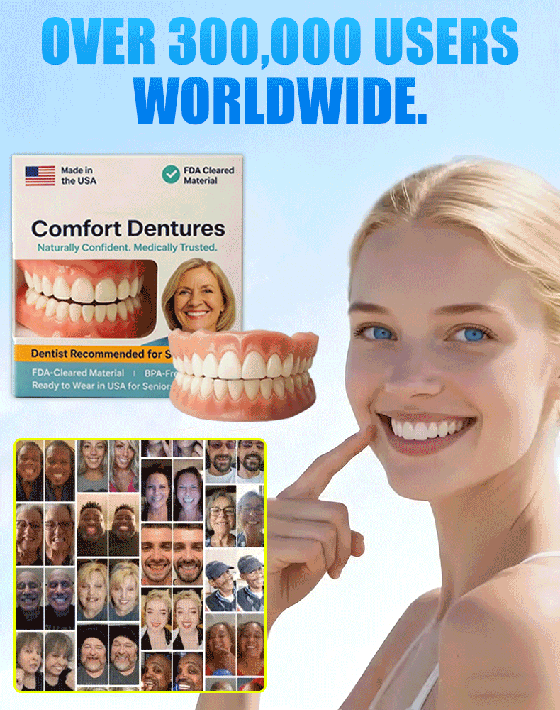 🔥🔥Made of German original silicone material, soft and comfortable, heat-resistant and hard-resistant, no feeling when wearing, suitable for all oral shapes, make your teeth more beautiful, improve your confidence, suitable for men, women, young and old