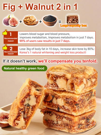 Fresh Fig, Black Sesame & Walnut Energy Pies (Zero Added Sugar) 21-Day Golden Harvest, Fiber-Rich