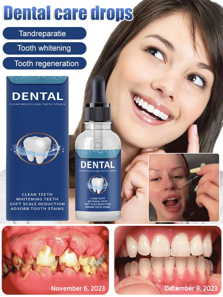 📢📢50 %  OFF !! ⏰Fluoride-Free Hydroxyapatite Tooth Armor Drops & Enamel Repair, Whitening & Fresh Breath