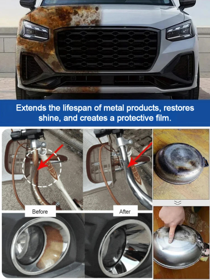 🛠️ This powerful rust remover and rust inhibitor works in one, easily removing 99.99% of rust.