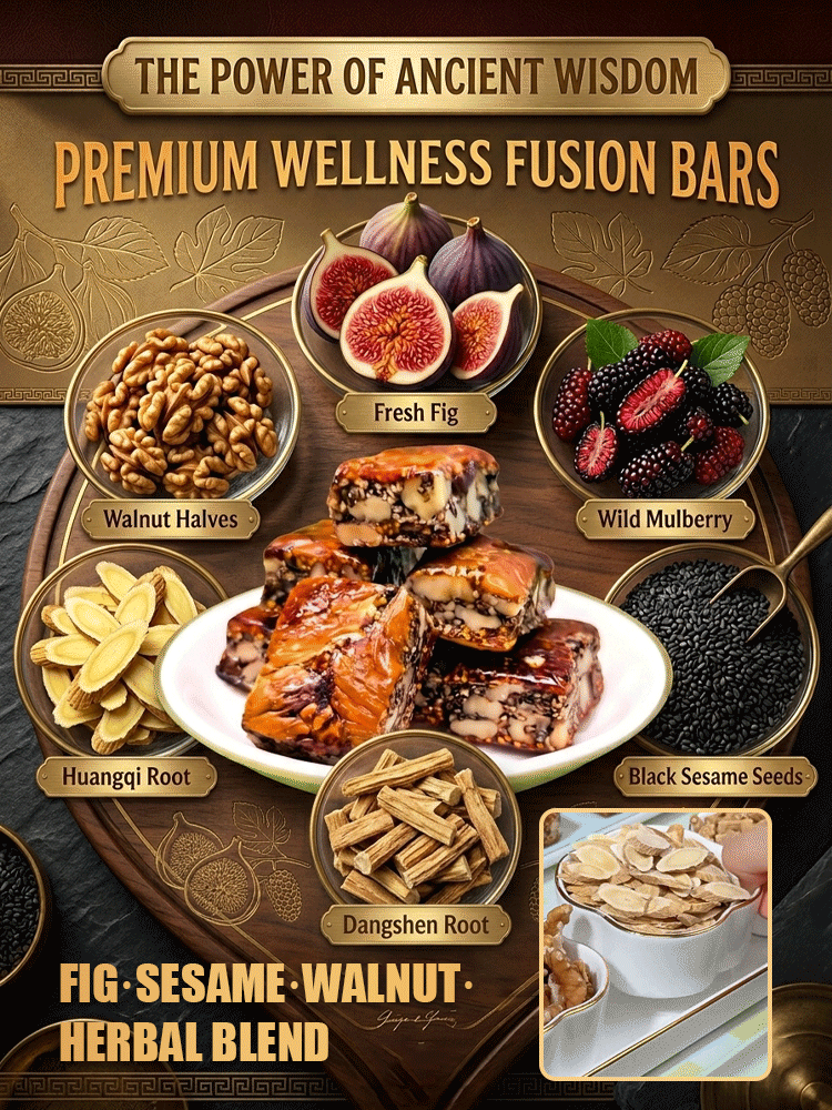 6-in-1 Fig and Walnut Health Cake, sugar-free and low-calorie, controls blood sugar, burns fat, and brightens skin