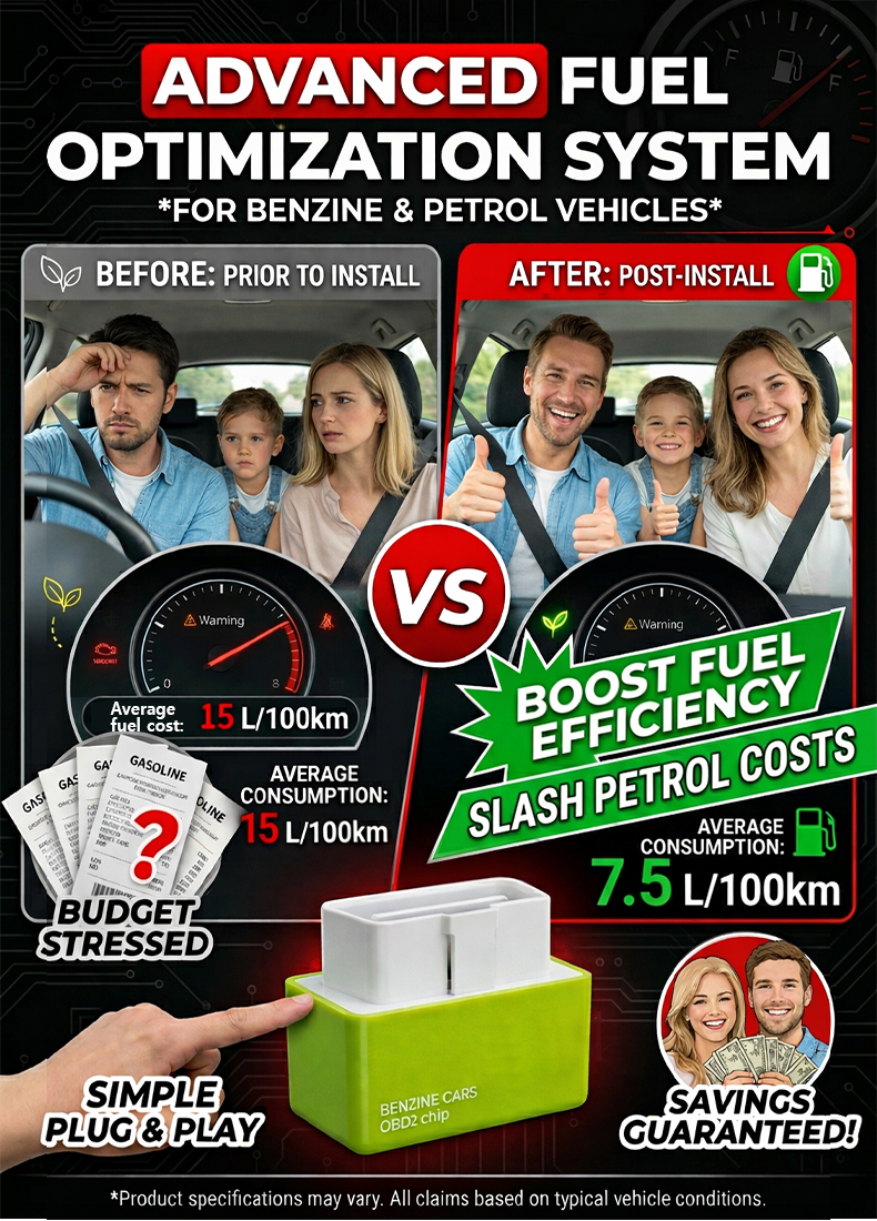 【Save up to 40% on fuel costs】Works with all vehicles, plug and play, effective in 30 seconds, 100% compliant and legal. Unleash powerful acceleration and save fuel in real time. Compatible with all cars, SUVs, trucks, and diesel vehicles.
