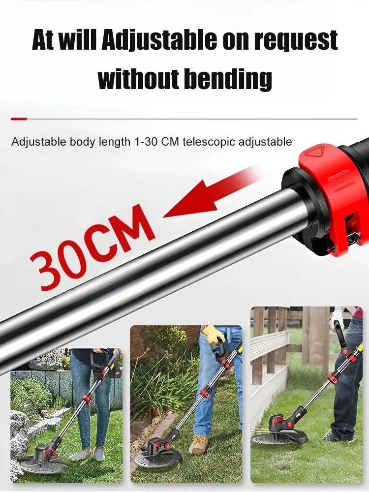 🔥🔥🔥The cordless lawn mower imported from Germany does not require a power cord and does not consume oil, saving a lot of fuel costs. It can quickly mow a 1,000 square meter garden in 3 minutes.