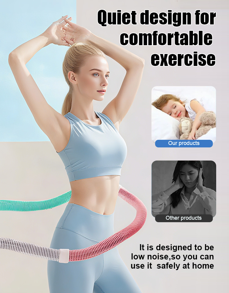 【💪💪💪Lose Belly Fat in 15 Days】 This soft hula hoop features a dual-spring design that massages your waist and abdomen while burning fat. It helps you slim your waist, shape your figure, and improve your health.