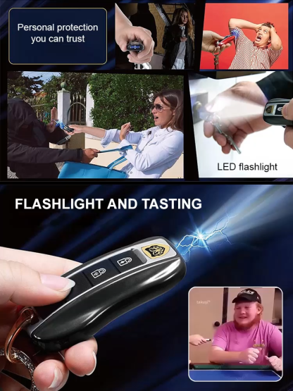 🆘🆘🆘【Lifesaver in Critical Moments】60 Million Volt Electric Shock Keychain