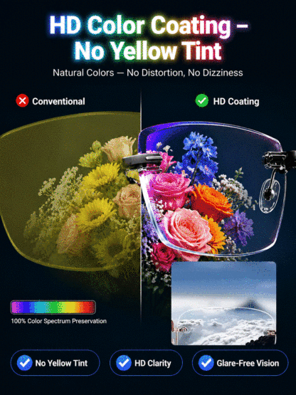 4-in-1 Auto-Adjusting Smart Glasses (Buy 1 Get 1 FREE) Photochromic UV400, Blue Light & 180° Bendable Frame