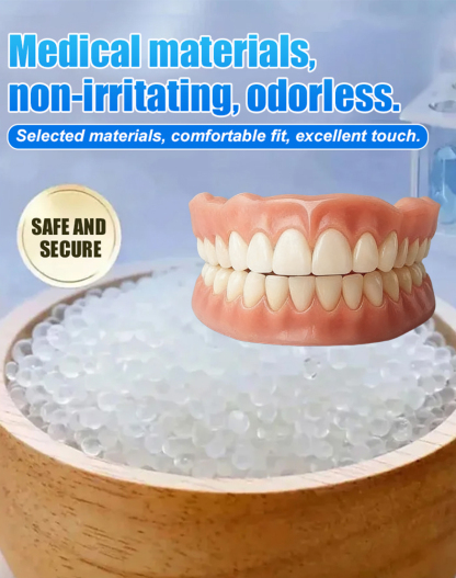 🔥🔥Made of German original silicone material, soft and comfortable, heat-resistant and hard-resistant, no feeling when wearing, suitable for all oral shapes, make your teeth more beautiful, improve your confidence, suitable for men, women, young and old