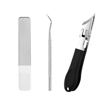 ✂️ Angled nail clipper set, solving paronychia troubles ✂️ ✅ The fine tip design reaches deep into the nail groove, eliminating hard-to-reach areas for ingrown toenails, trimming the nail bed without pulling or injuring the skin