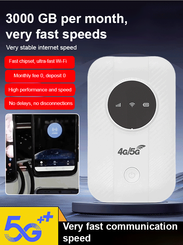 【Free Lifetime Internet Access】Super strong signal, fast downloads of large files, super smooth 4K viewing, independent chip, connect up to 10 devices simultaneously without lag
