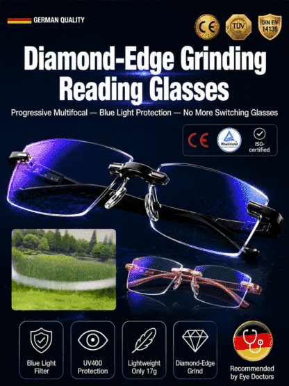 4-in-1 Auto-Adjusting Smart Glasses (Buy 1 Get 1 FREE) Photochromic UV400, Blue Light & 180° Bendable Frame
