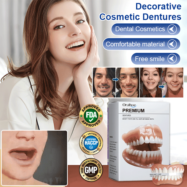 🔥🔥Made of German original silicone material, soft and comfortable, heat-resistant and hard-resistant, no feeling when wearing, suitable for all oral shapes, make your teeth more beautiful, improve your confidence, suitable for men, women, young and old