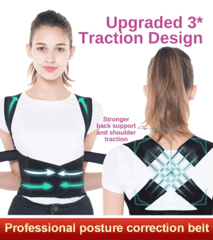 【Recommended by Orthopedic Experts】Dual pressure design effectively reduces shoulder and back pressure, improving posture. Use for 2 hours daily, and see results in 7 days. 10x money-back guarantee if no results are seen.
