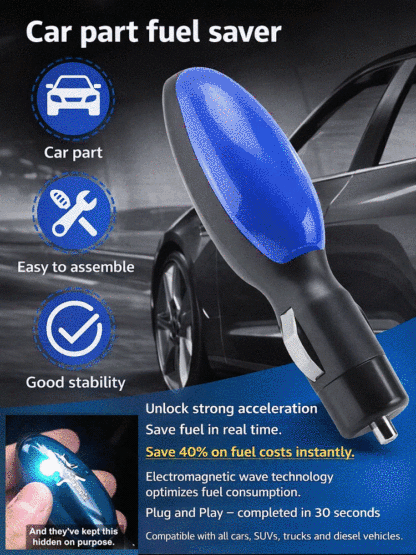 Germany's first smart fuel saver optimized with nanotechnology, saving up to 60% on fuel. Plug and play, saving you 60% on fuel and bringing back the efficiency of a professional sports car.