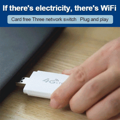 【Free year-round internet access】German-made wireless portable WiFi, 4G speeds comparable to broadband, super strong dual-antenna signal, instant WiFi access, support for up to 10 simultaneous device connections, and password-crackable protection.