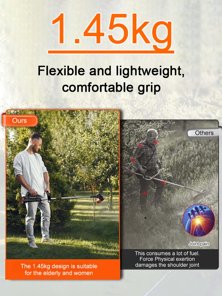 🔥🔥🔥The cordless lawn mower imported from Germany does not require a power cord and does not consume oil, saving a lot of fuel costs. It can quickly mow a 1,000 square meter garden in 3 minutes.