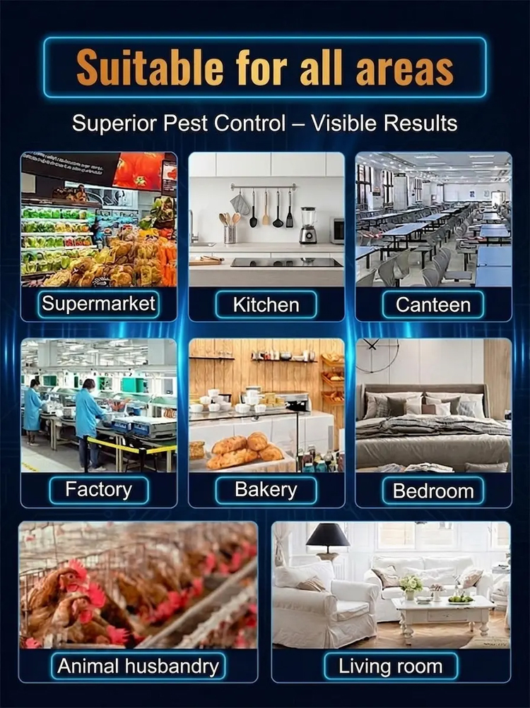 🔊 Ultrasonic Smart Pest Repeller Plug and play, eliminate all pests! — No chemicals, no noise interference, leaving you with a clean, pest-free home.