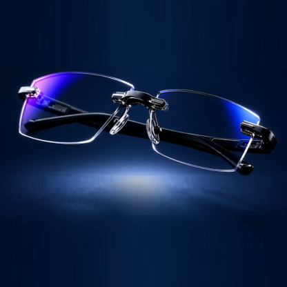 4-in-1 Auto-Adjusting Smart Glasses (Buy 1 Get 1 FREE) Photochromic UV400, Blue Light & 180° Bendable Frame