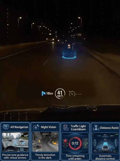 【Safe Driving, Say Goodbye to Fines】🚘 HUD Head-Up Display + GPS Warning🔥 Limited-Time 50% Off! Do you often receive speeding tickets because you failed to spot speed cameras in time? 🚨 This practical in-car device will help you avoid unnecessary fees a