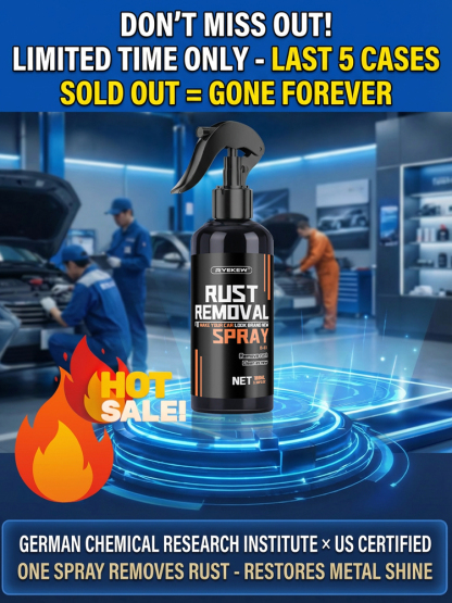 German and American Jointly Developed Rust Removal Spray, 3-Second Rapid Rust Removal (99.9% Descaling Rate), Forms a Protective Layer Without Wiping or Washing, Prevents Rust for 1 Year
